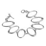 Серебряный женский браслет hot diamonds DL014