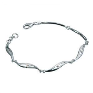 Серебряный женский браслет hot diamonds DL016