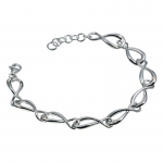 Серебряный женский браслет hot diamonds DL037