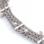 Серебряный женский браслет hot diamonds DL039