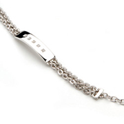 Серебряный женский браслет hot diamonds DL049