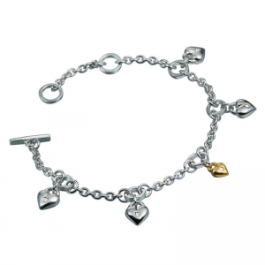 Серебряный женский браслет hot diamonds DL063