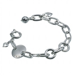 Серебряный женский браслет hot diamonds DL072