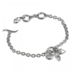 Серебряный женский браслет hot diamonds DL073