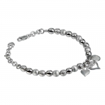 Серебряный женский браслет hot diamonds DL074