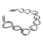 Серебряный женский браслет hot diamonds DL079