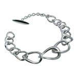 Серебряный женский браслет hot diamonds DL081