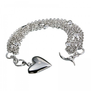 Серебряный женский браслет hot diamonds DL082