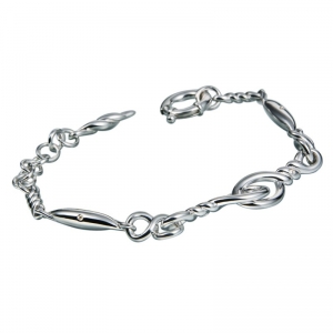 Серебряный женский браслет hot diamonds DL088