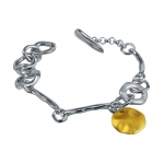 Серебряный женский браслет hot diamonds DL089