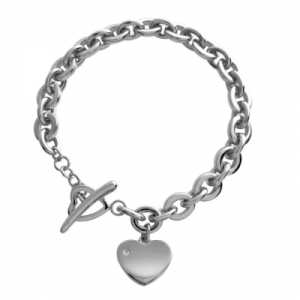 Серебряный женский браслет hot diamonds DL101
