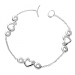 Серебряный женский браслет hot diamonds DL107