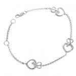 Серебряный женский браслет hot diamonds DL108