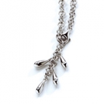 Серебряное колье hot diamonds DN014