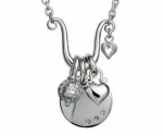 Серебряное колье hot diamonds DN028