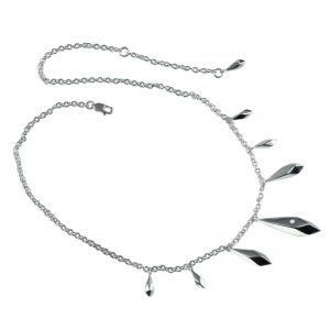 Серебряное колье hot diamonds DN046