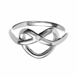 Серебряное женское кольцо hot diamonds DR082